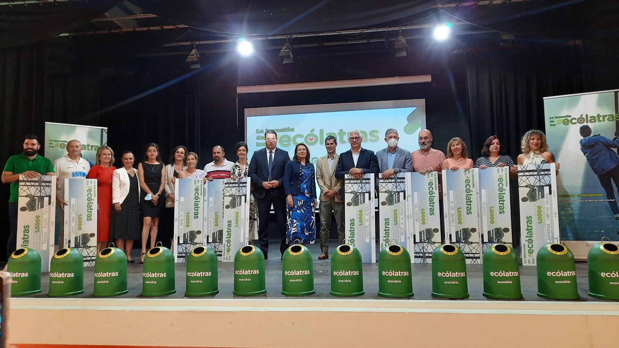 Ecólatras premia a ocho municipios y ocho iniciativas ciudadanas de toda Andalucía en Huércal de Almería